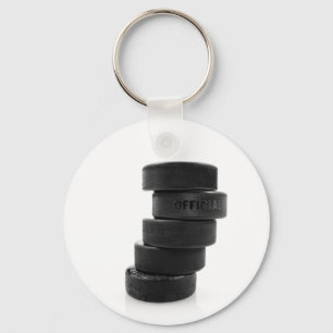 Ice hockey pucks... keyring