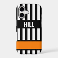 Ice Hockey Referee Zebra Stripe Personalized