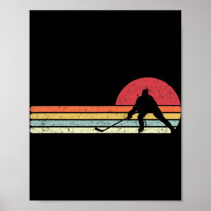 Ice Hockey Retro Style For Hockey Player Poster