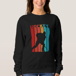 Ice Hockey Retro Vintage Silhouette Sweatshirt