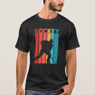 Ice Hockey Retro Vintage Silhouette T-Shirt