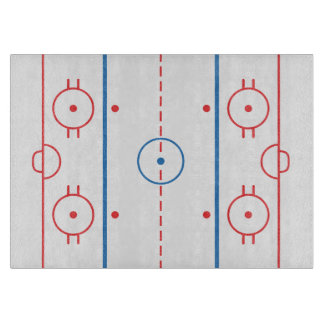 (Ice) Hockey Rink Cutting Board