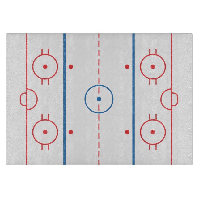 (Ice) Hockey Rink Cutting Board (Front)