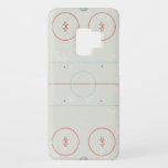 Ice Hockey Rink Distressed Style Graphic Case-Mate Samsung Galaxy S9 Case<br><div class="desc">Show off your passion for hockey wherever you go with this phone case. This cell phone cover features an illustration of an ice hockey rink in ivory with red and blue markings and white skate marks for a distressed look. Makes a great gift for hockey fans,  players and coaches.</div>