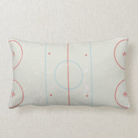Ice Hockey Rink Distressed Style Graphic