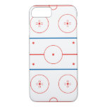 ice hockey rink graphic iPhone 8/7 case