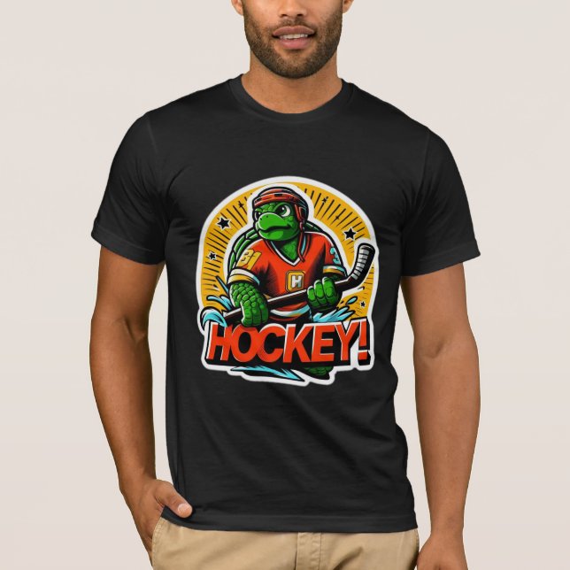 ICE HOCKEY-SEA TURTLE 4 T-Shirt (Front)