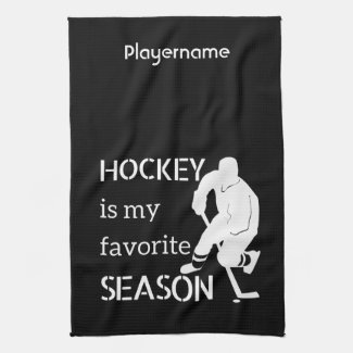 Ice hockey skate towel - Favorite season