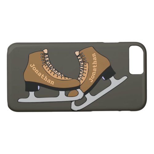 Ice Hockey Skates Sports iPhone 87 Case