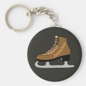 Ice Hockey Skates Sports Keychain (Front)