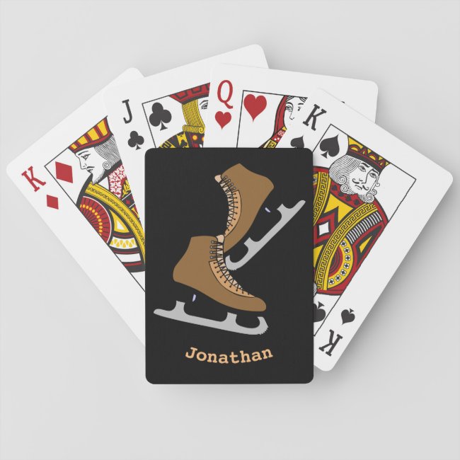 Ice Hockey Skates Sports Playing Cards