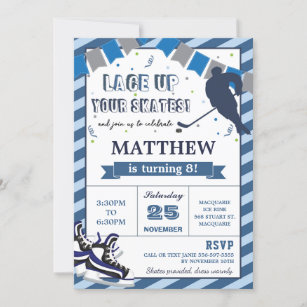 Such a great idea for party invites. Make it a hockey team, though ;)