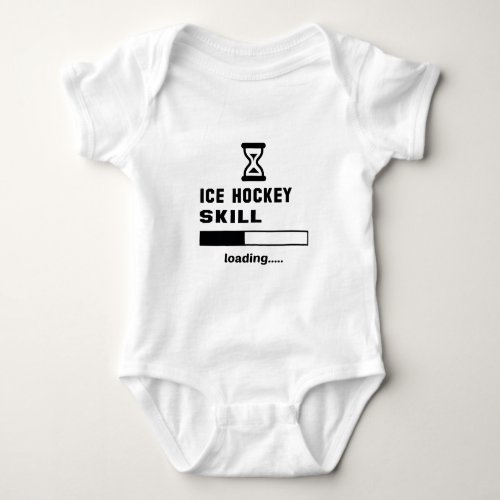Ice Hockey skill Loading Baby Bodysuit