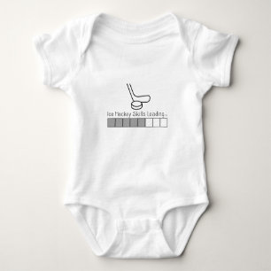 ice hockey skills loading ice hockey Gift Baby Bodysuit