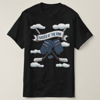Ice hockey sport skull t-shirt design