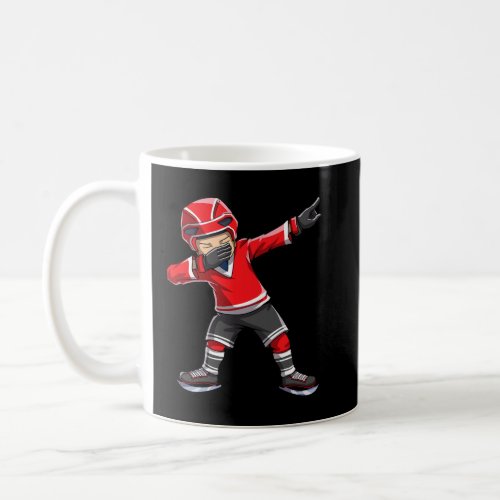 Ice Hockey T Funny Dab Squad Boys Kids Gifts   Coffee Mug