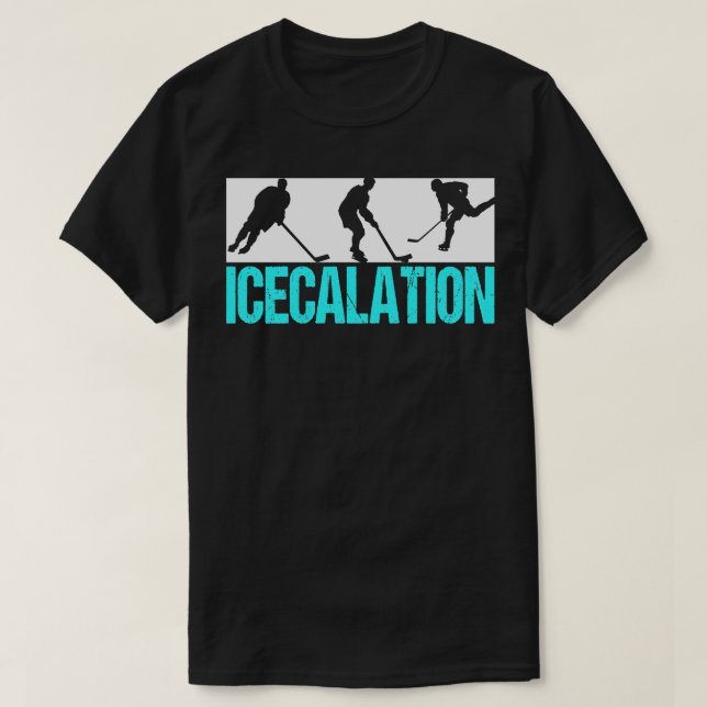 Ice Hockey Team Club Player Goalie Coach Fan 19 T-Shirt (Design Front)