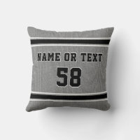 Red White and Blue Hockey Gift Ideas Hockey Pillow