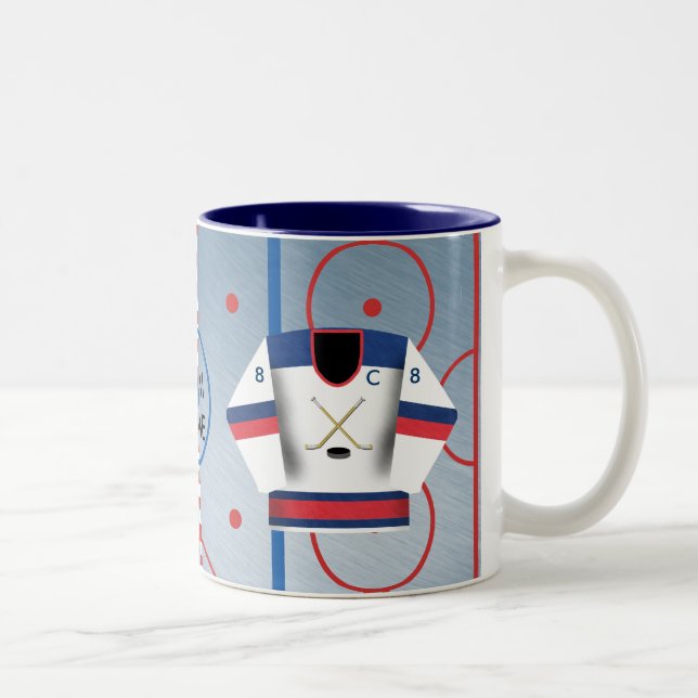 Ice Hockey Team Jersey Mug (Right)