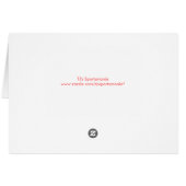 Ice Hockey Team Mom Cards (Back Horizontal)