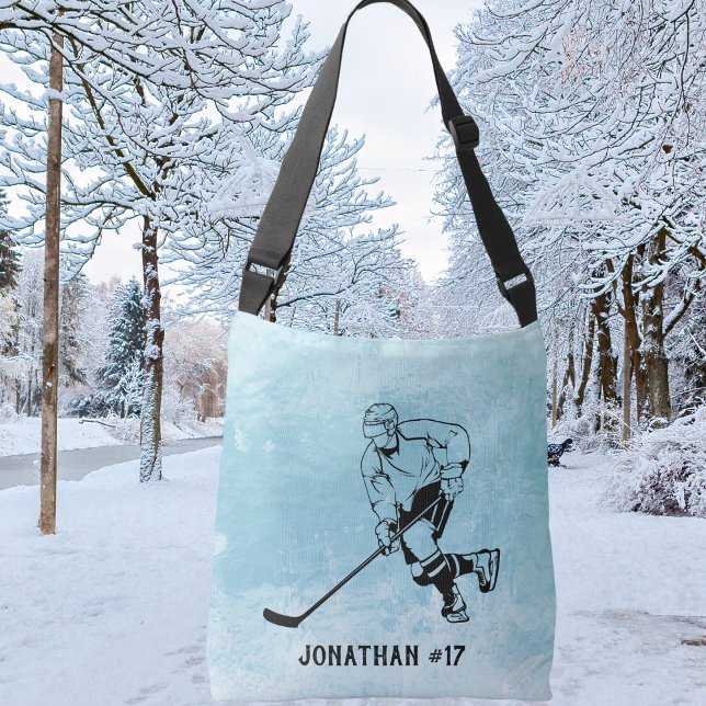 Ice Hockey Team Player Signature Crossbody Bag (Creator Uploaded)