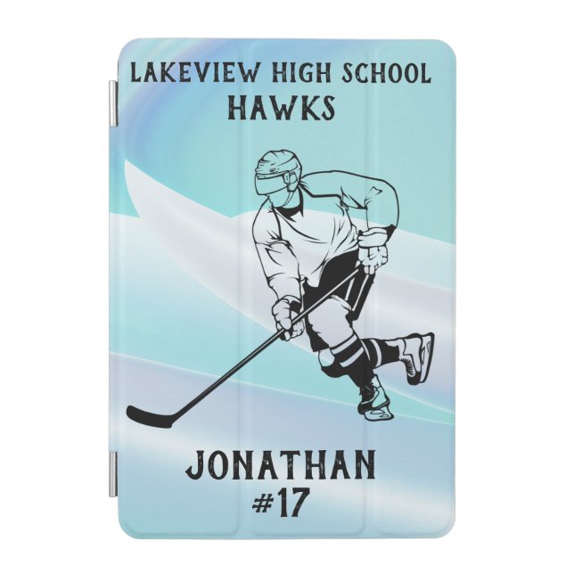 Ice Hockey Team Signature iPad Mini Cover (Front)