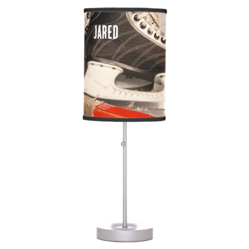 Ice Hockey Themed Table Lamp Gift for Him