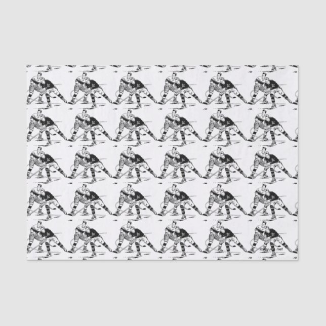 Ice hockey tissue paper (Front)