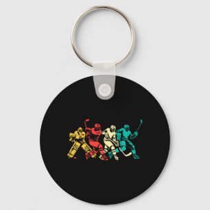 Ice Hockey Vintage Performance Keychain