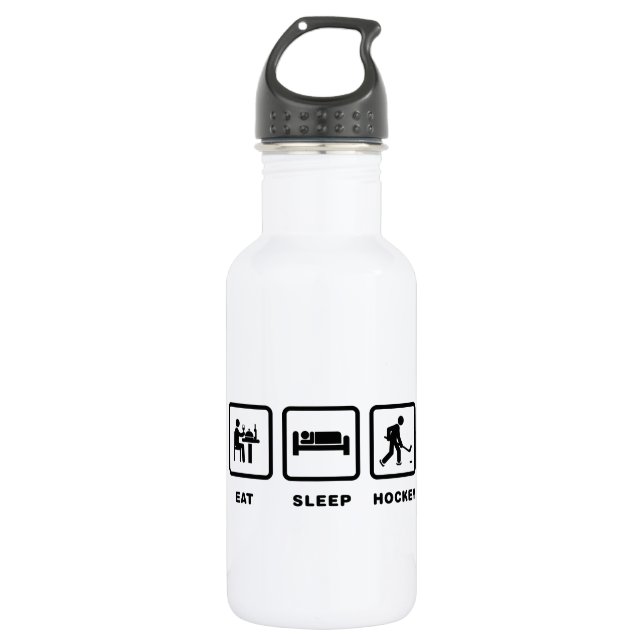 Ice Hockey Water Bottle (Front)