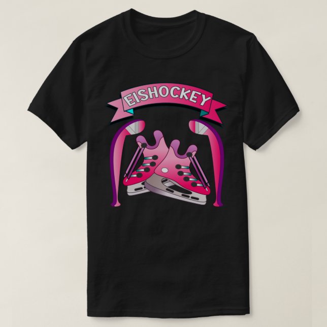 Ice hockey WINTER SPORTS Classic T Shirt (Design Front)