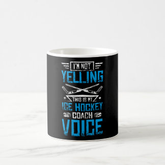 Ice Hockey Yelling Coach Coffee Mug