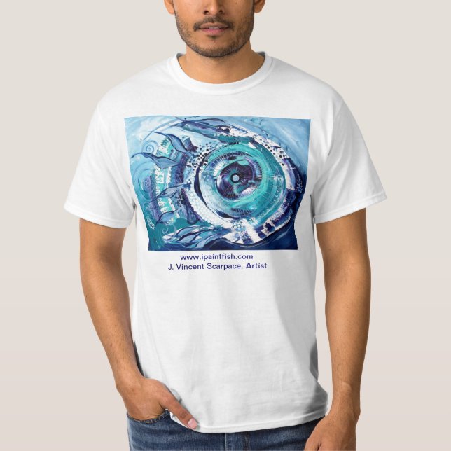 "Ice Hole Fish" Shirt by VinnyFish (Front)