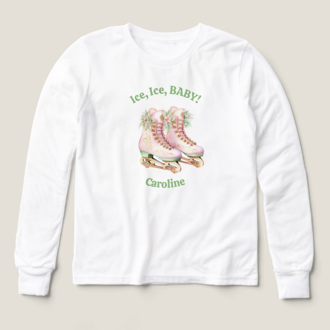 Ice Ice Baby - Figure Skating Shirt (Design Front)