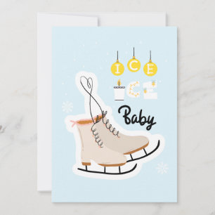 ICE ICE BABY ICE SKATES HOLIDAY CARD