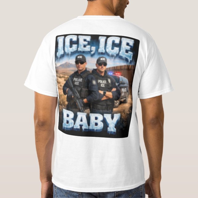 Ice Ice baby ice T-Shirt (Back)