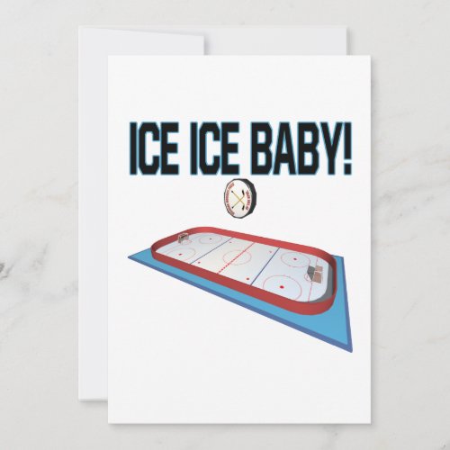 Ice Ice Baby Invitation