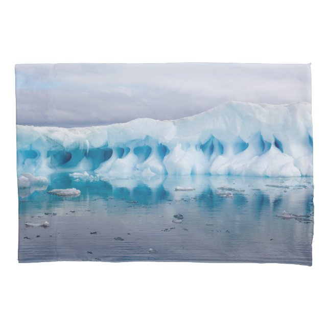 Ice in Antarctica Pillow Case (Front)