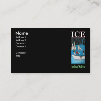 ICE INDICA SATIVA BUSINESS CARD