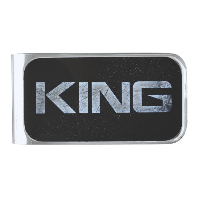 Ice King Silver Finish Money Clip (Front)