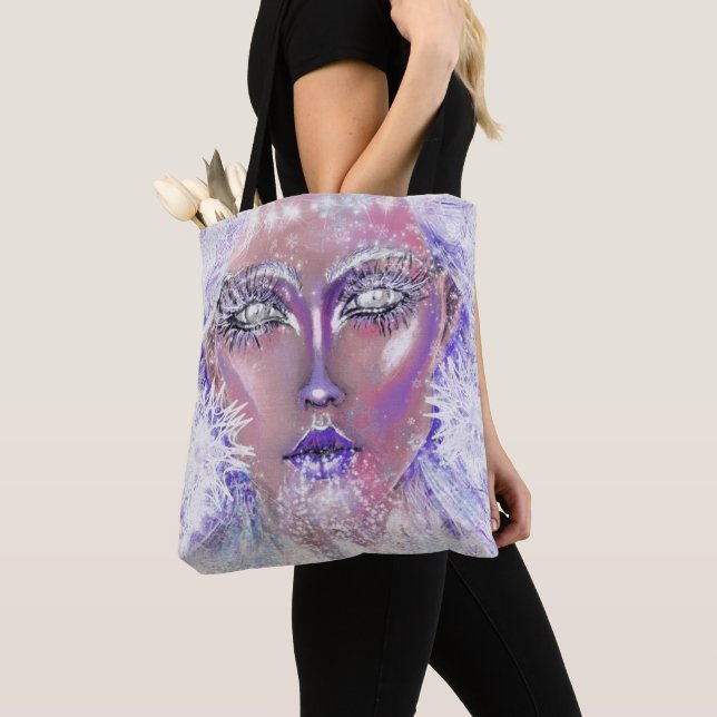 Ice Lady Tote Bag (Close Up)