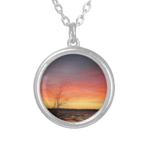 Ice Lake Sunset Necklace