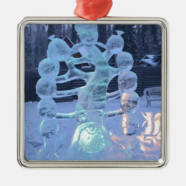 Ice Metal Ornament (Front)
