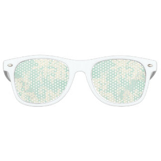 Ice Mint Green Vintage Lace Shabby Chic Sunglasses