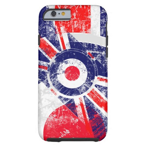 Ice Mod Roundel Grunge Union Jack Tough iPhone 6 Case