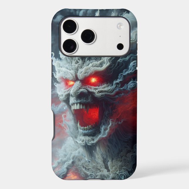*Ice Monster with flaming eyes* Case-Mate iPhone Case (Back)