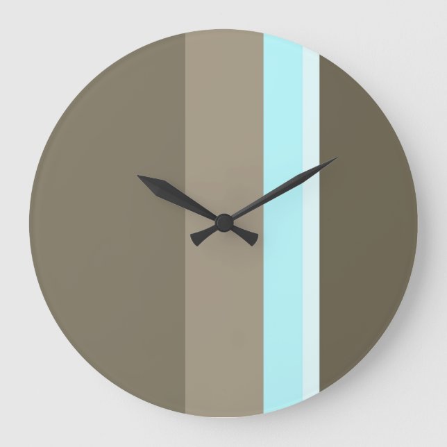 Ice-o-Taupe Large Clock (Front)