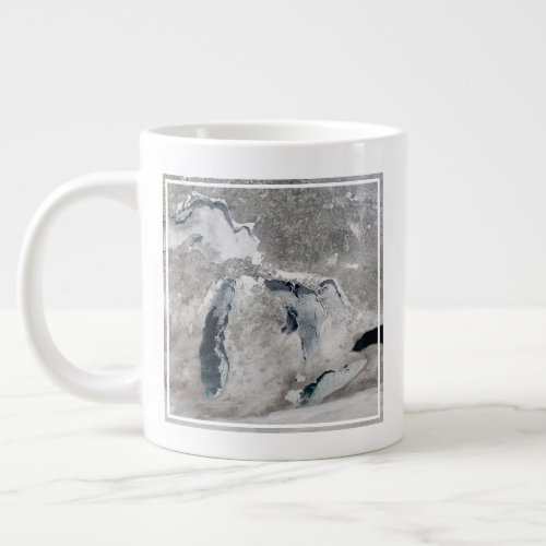 Ice On The Great Lakes United States Giant Coffee Mug