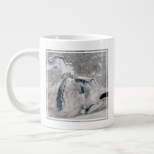 Ice On The Great Lakes United States Giant Coffee Mug