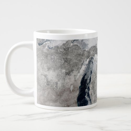 Ice On The Great Lakes United States Giant Coffee Mug